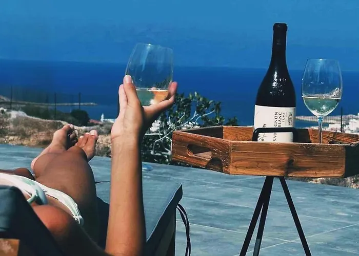 Meleti - Panoramic View Of Kassos Island Villa