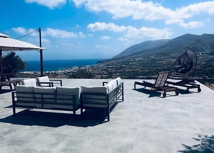 Meleti - Panoramic View Of Kassos Island Villa Frý